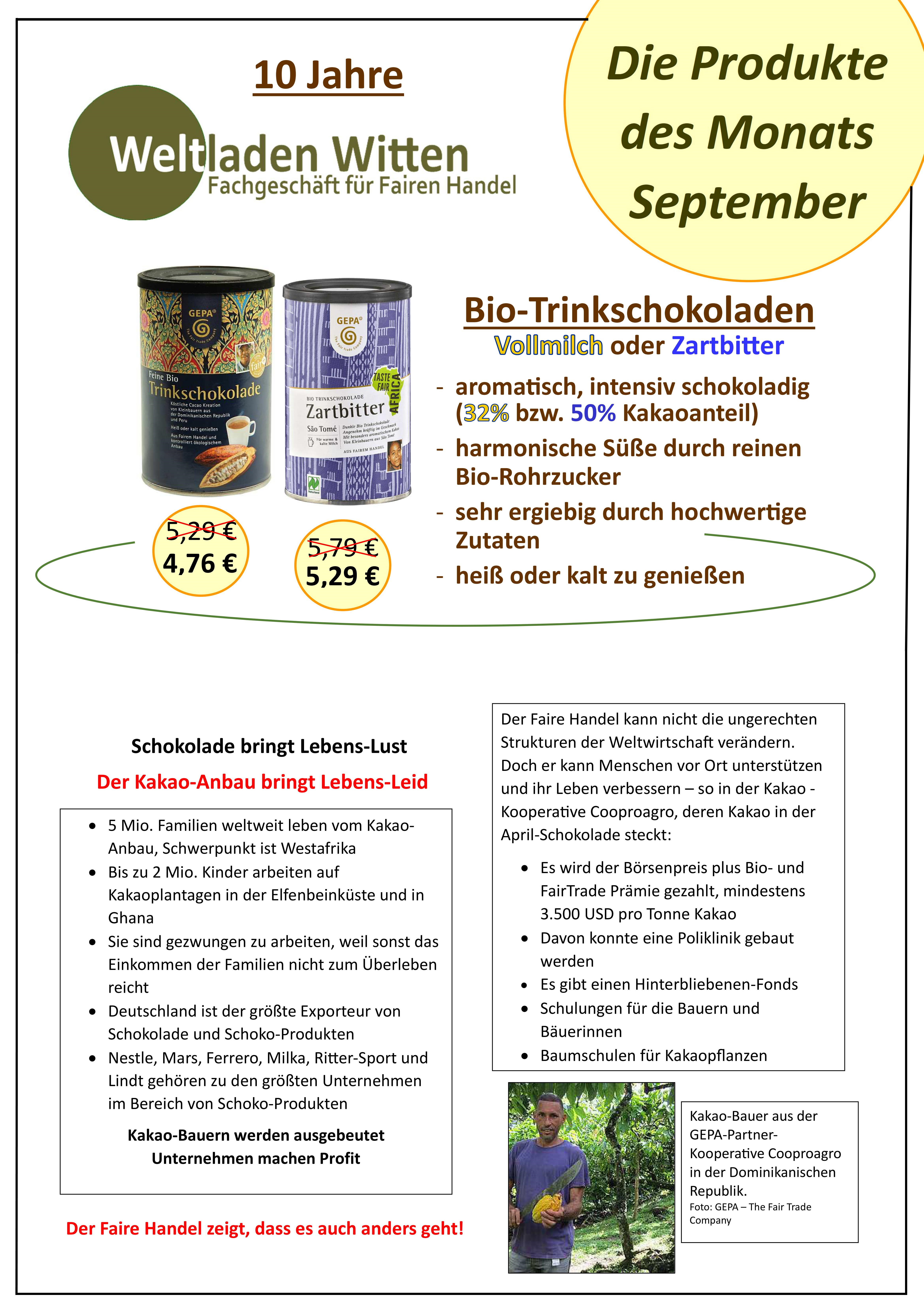 Weltladen Witten - Angebot des Monats